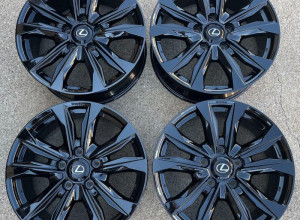 LEXUS LX570 2021 Genuine WHEEL SET 21" Rims 74156 Black PVD #S